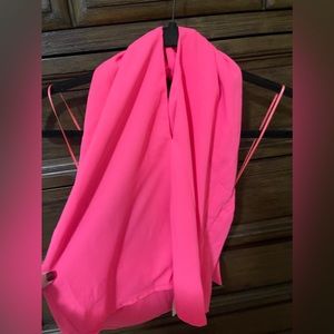 Pink Lily silk top